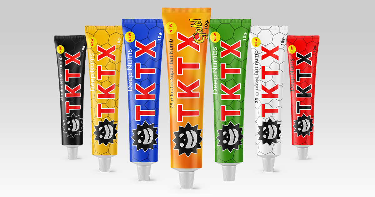 Was ist der Unterschied in den Farben der TKTX-Betäubungscremes?
