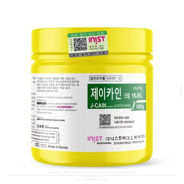 J Cain Cream 15.6 Lidocaine Original - TKTX Company Official Store