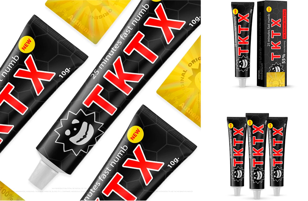 TKTX Black 40% Numbing Cream