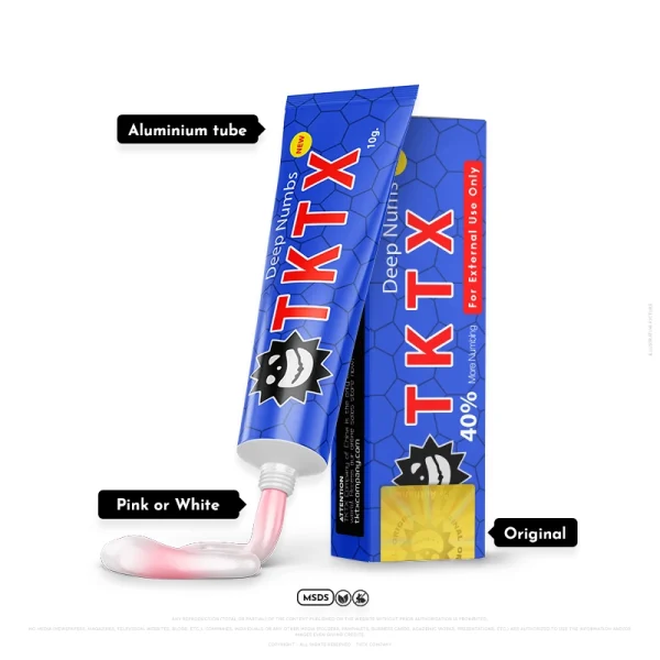 TKTX Blue 40 Numbing Cream Original 004 - TKTX Company Official Store