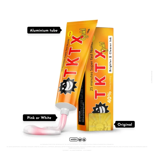 TKTX Gold 40 Numbing Cream Original 004 - TKTX Company Official Store