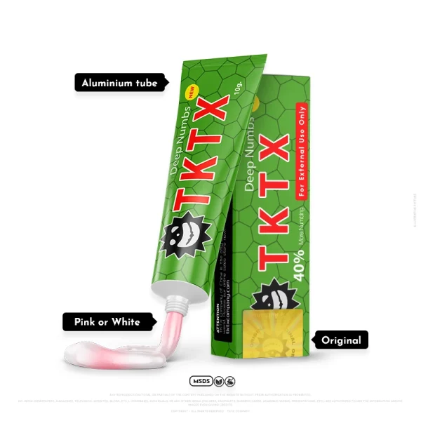 TKTX Green 40 Numbing Cream Original 004 - TKTX Company Official Store