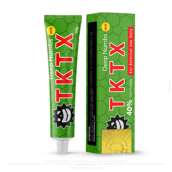 TKTX Green 40 Numbing Cream Original - TKTX Company Official Store