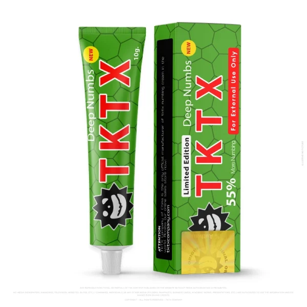 TKTX Green 55 Numbing Cream Original - TKTX Company Official Store