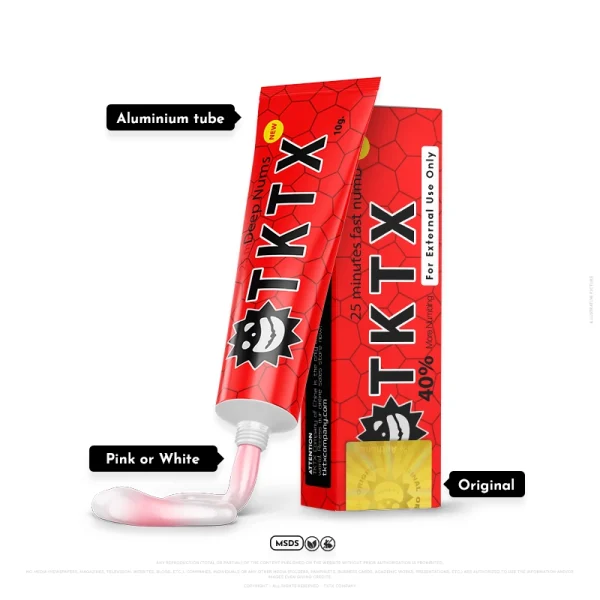 TKTX Red 40 Numbing Cream Original 004 - TKTX Company Official Store