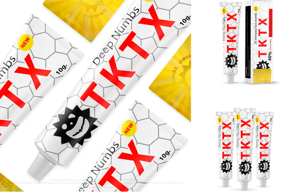TKTX Whitet 40% Numbing Cream