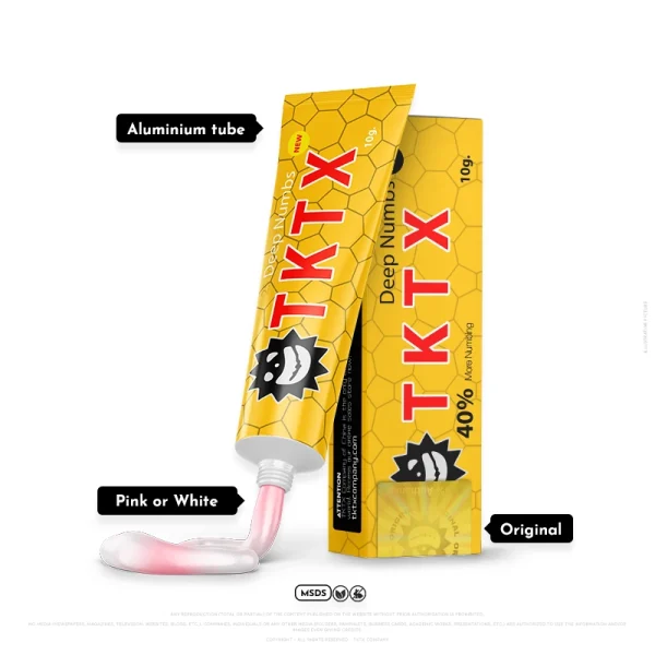TKTX Yellow 40 Numbing Cream Original 004 - TKTX Company Official Store