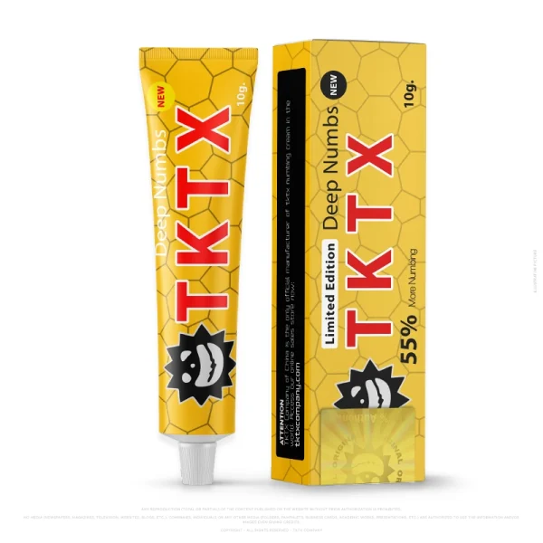 TKTX Yellow 55 Numbing Cream Original - TKTX Company Official Store