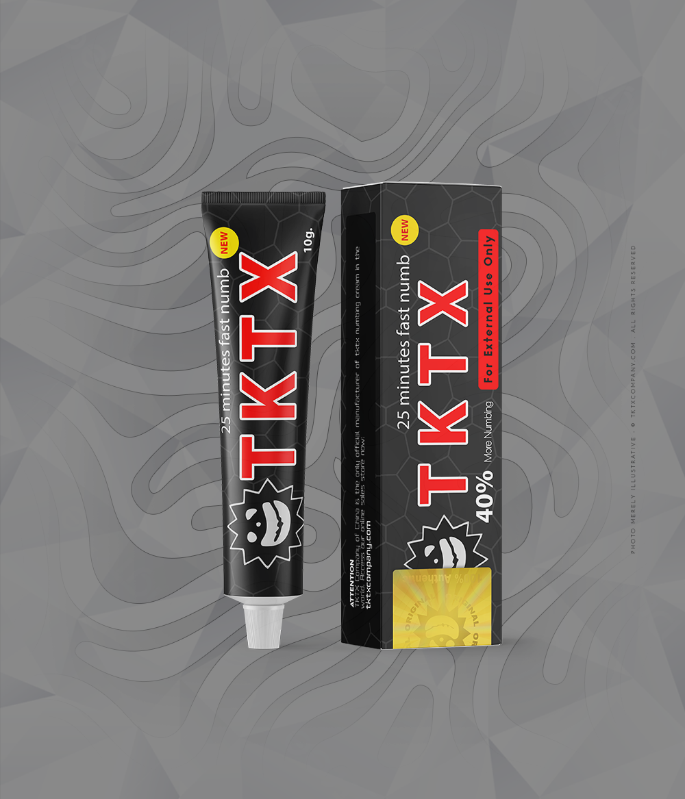 TKTX Black 40% Numbing Cream