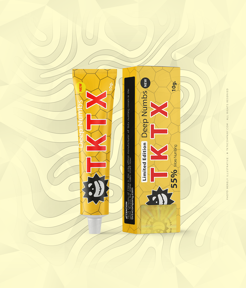 TKTX Yellow 55% Numbing Cream